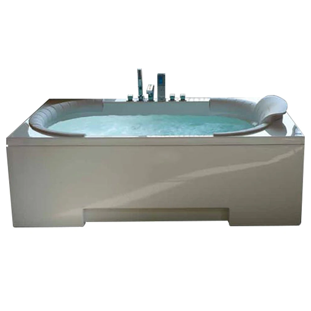 Low Price LED Intelligent Thermostatic  Bathtub Acrylic Modern Massage Spa Bathtub