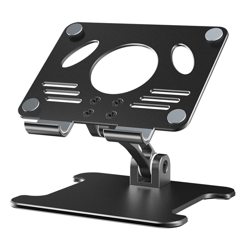 Laptop Stand with Heat-Vent and Non-slip Mat, Adjustable Notebook Stand Compatible with Mac/Laptop/Tablet