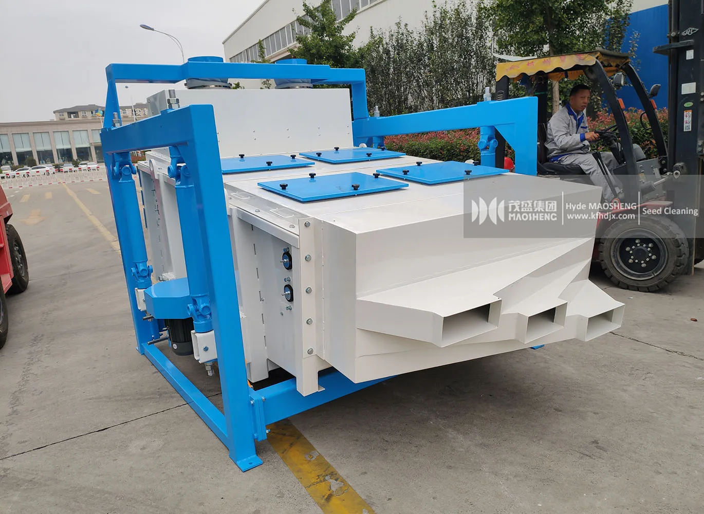 HZXZ Large-Capacity Lentils peas kidney beans chickpea corn sunflower flax seed cleaning grading machine