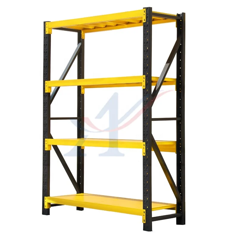 Customized  medium duty  warehouse storage rack shelf display