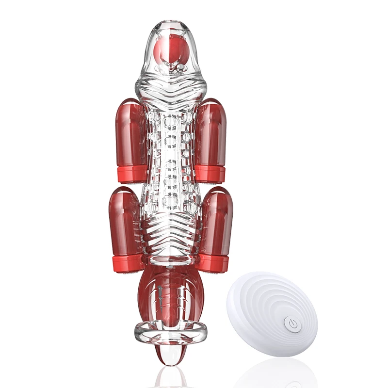 Penis vibrator massager wireless charging male trainer vibrator sex toys