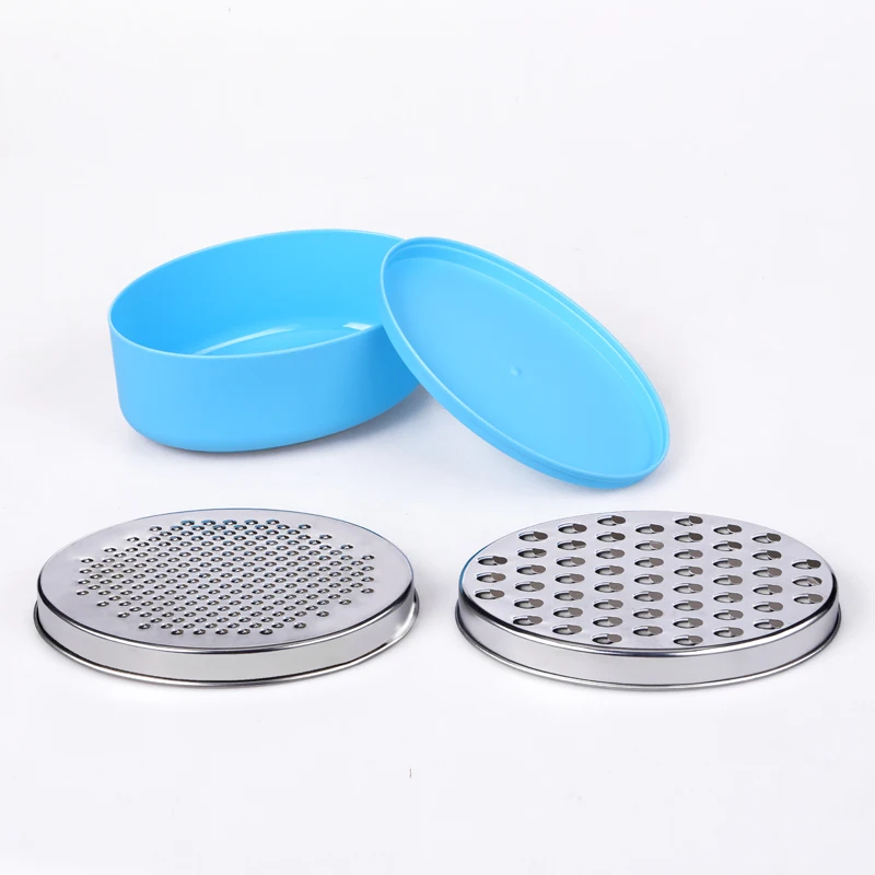 
Wholesale 2 in 1 cutter stainless steel manual vegetable grater cheese with storage box 