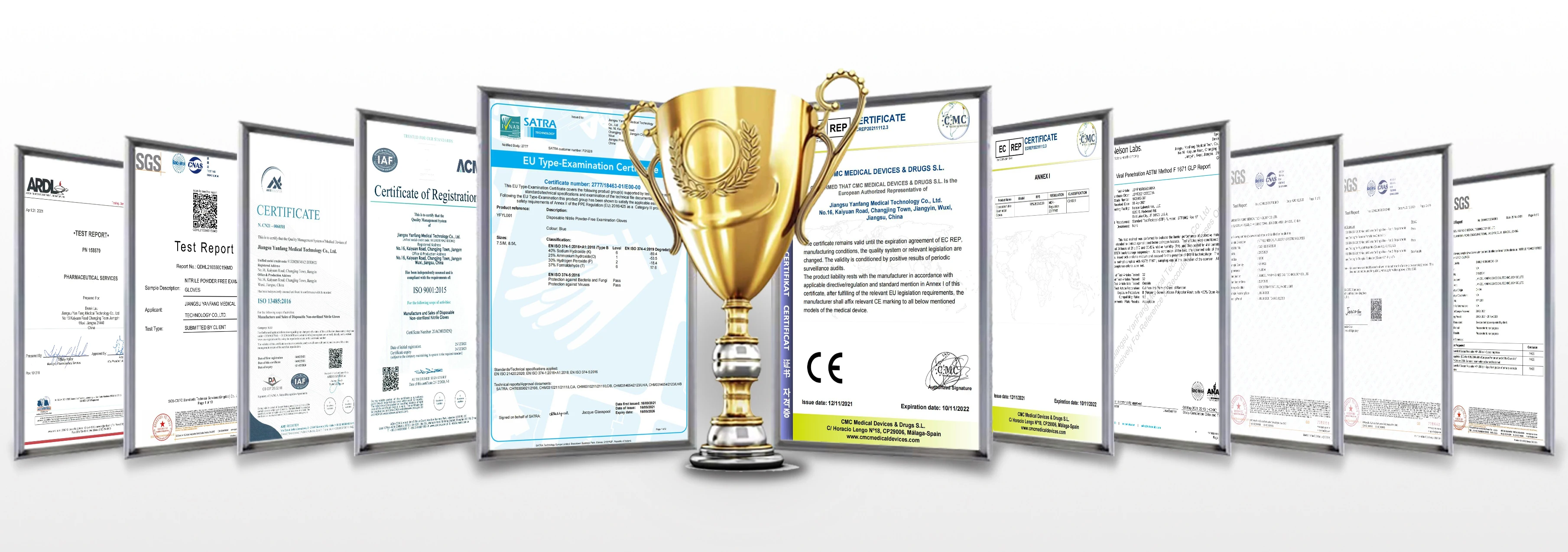 Price Latex Free Disposable Safety 6xs Nitrile Gloves For Medical Food Industry Laboratory