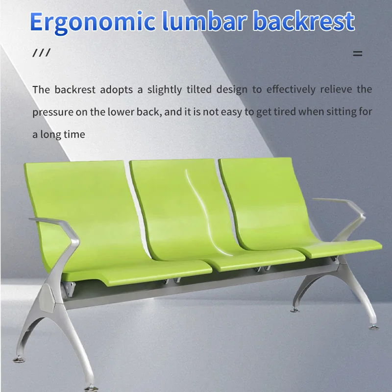 2024 Airport Chair Public Seating Steel Waiting Chair Public Hospital Airport Price Airport Chair