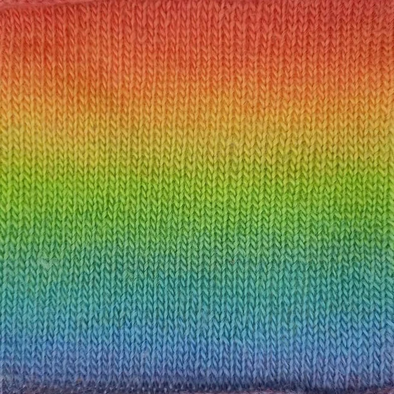 SMB 3piece*50g /pack hand knitting wool manufacturer hot selling  new colorful fancy wool rainbow hand knitting yarn