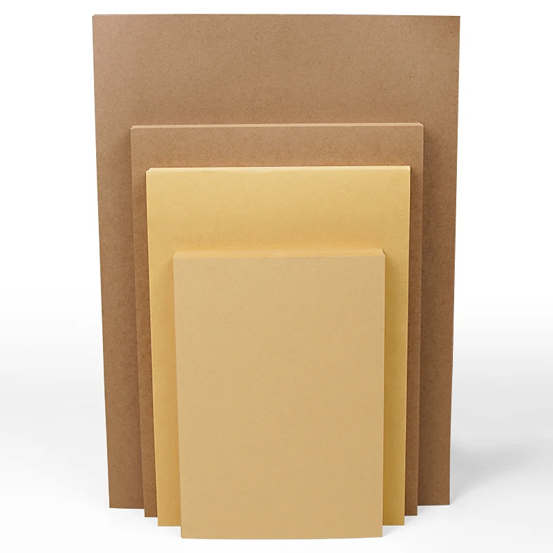 Custom Size A4  Brown Kraft Paper Specialty Cardboard For Printing Painting Wrapping
