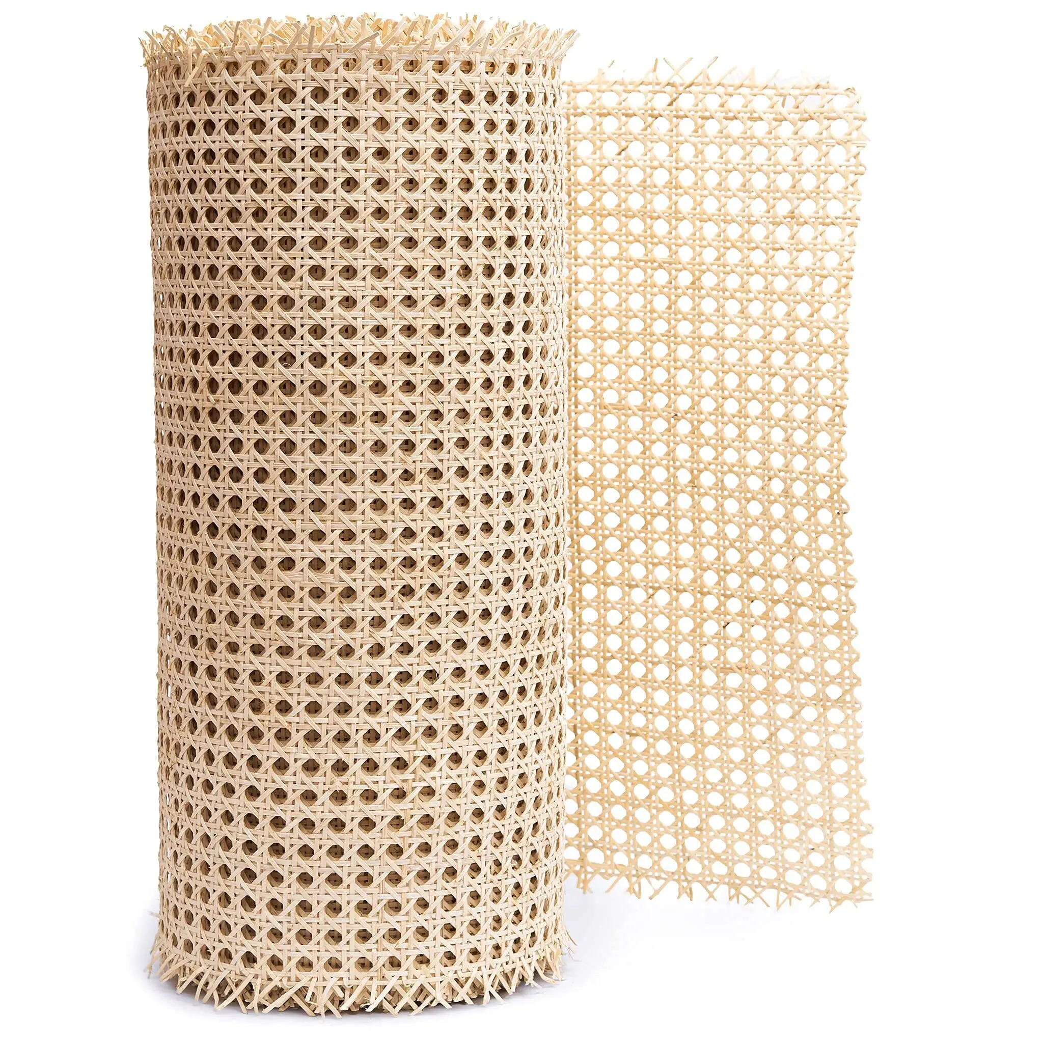High Quality Cane Webbing Outdoor Furniture Raw Material Natural Mesh Synthetic Rattan Roll