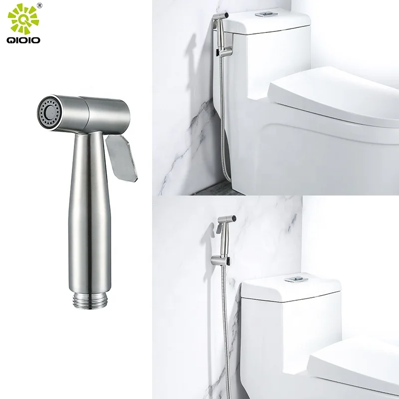 Amazon Hot Sale 304 Stainless Steel hand shattaf toilet bidet spray