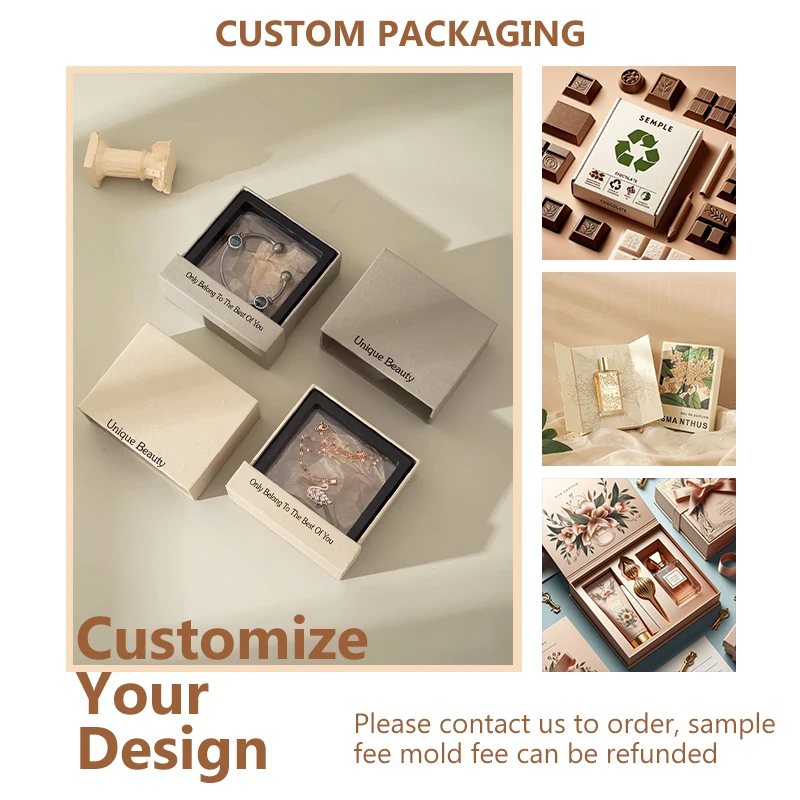 Wholesale Custom Printed Handmade Luxury Packaging Rigid Paper Cardboard Black Simple Empty Magnetic Closure Drawer Gift Box