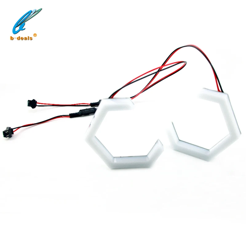 Мягкие легкие хлопковые шестигранные Светодиодные глаза ангела белые шестигранные галоши без точек на поверхности