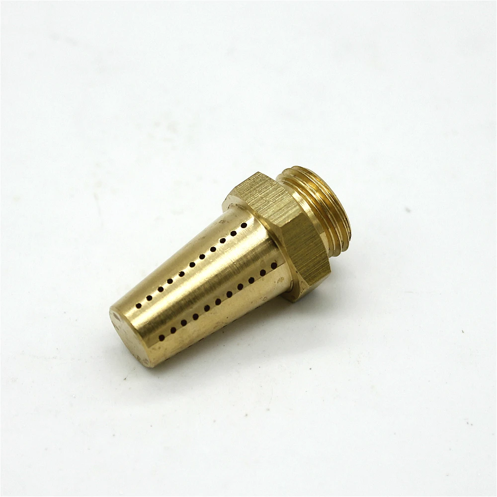 Guangzhou Factory Customized High Demand Connector Fitting Pipe Adapter CNC Hose Copper Sprayer Brass Metal Fog Misting Nozzle