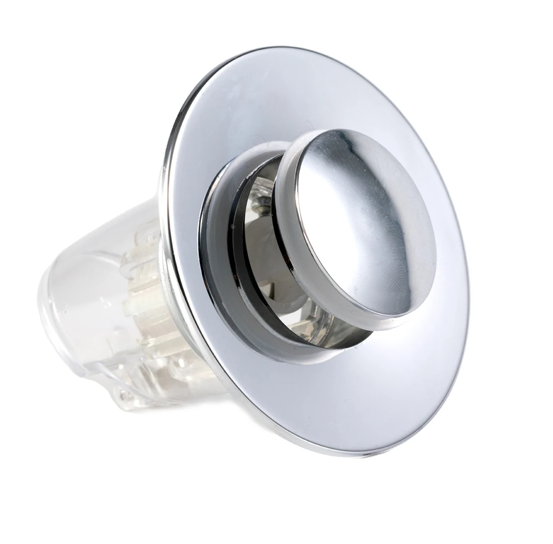 Anti-odour Spring Core Bathroom Water Drain Strainer Bounce Pop Up Sink Plug Stopper