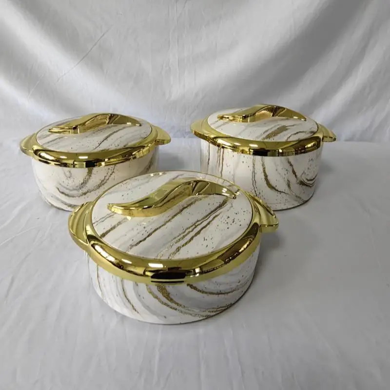 African Household Hot Pot Insulated Casserole Set Buffet Food Warmer Display Set Large Food Storage Container