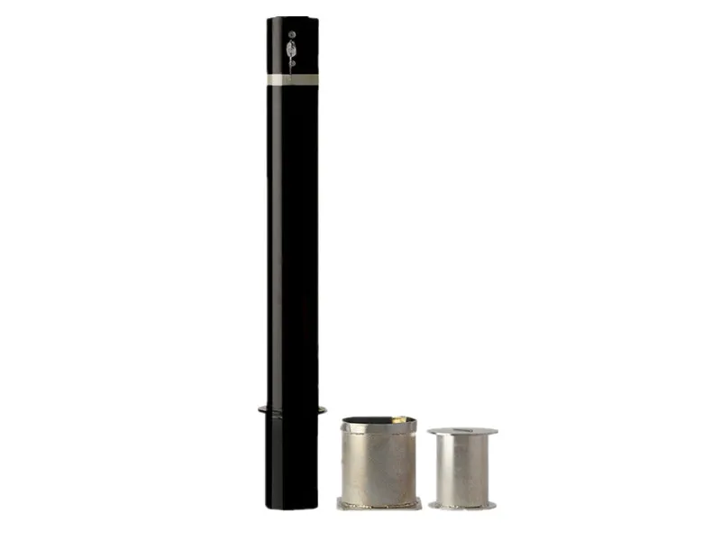 High-end oval Removable Lockable Bollard for car parking