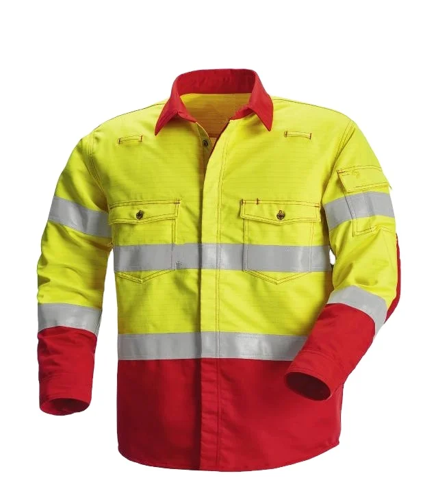 Wholesale Safety Workwear Uniform Work Wear Shirts Reflective Workwear