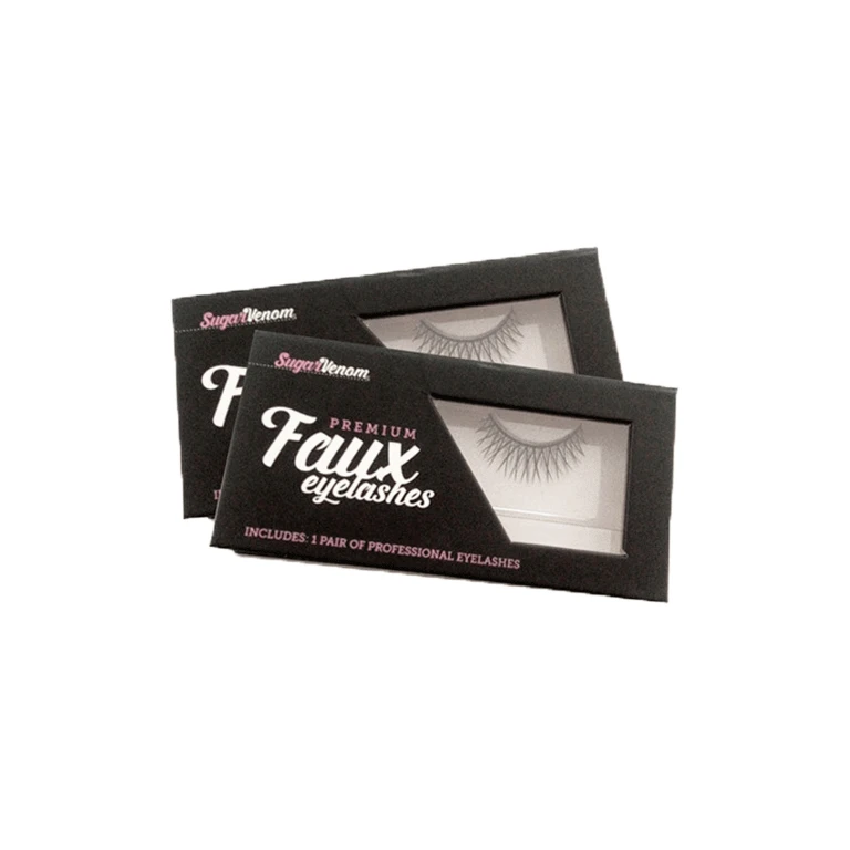Custom High-end Makeup Products Packaging Box for Eyelash Eyeshadow Palette Contact Lens Handmade Durable Paper Boxes
