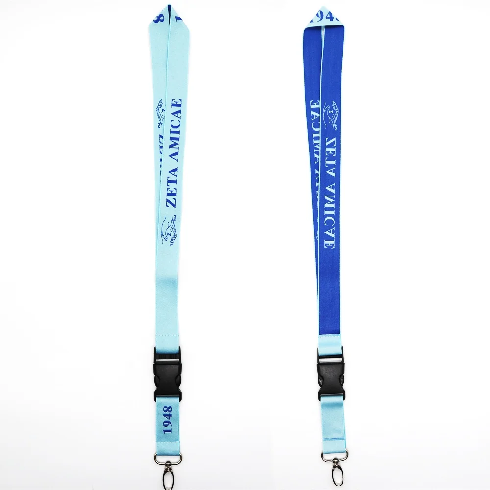 All Groups ZETA AMICAE Sorority Gifts Lanyard Keychain Bracelet Promotional Gifts Sets For Teens