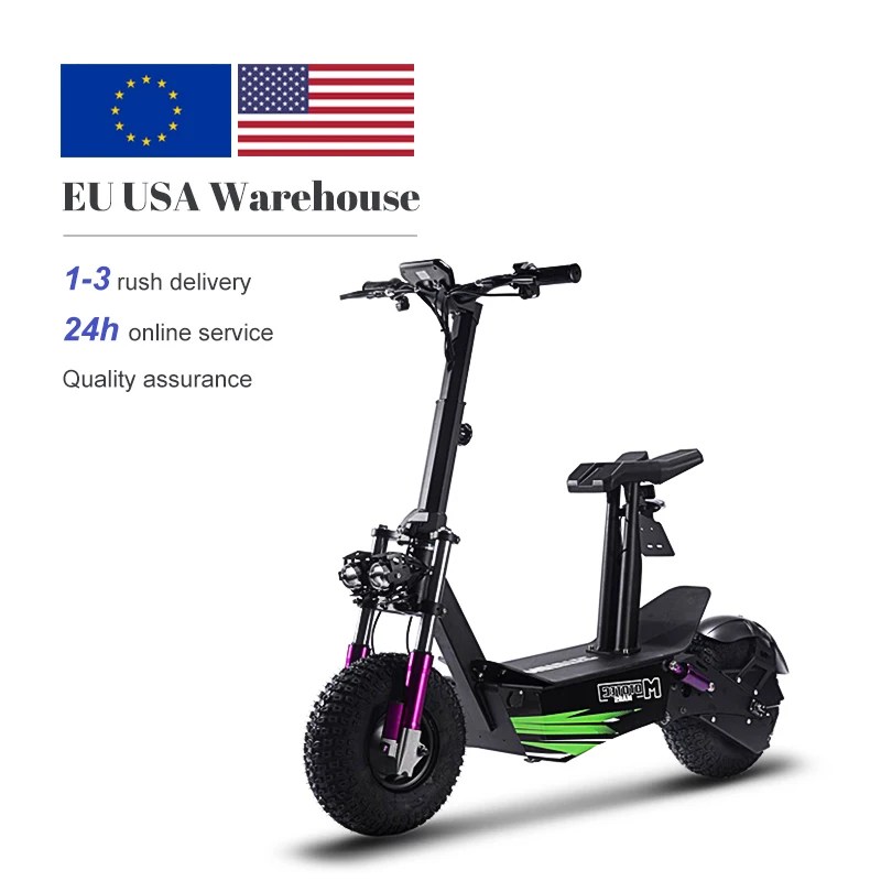 Eu Warehouse USA Warehouse Spot Eec Coc Long Range 2500w Fat Tire Motorcycles Electric Scooter Adults Citycoco