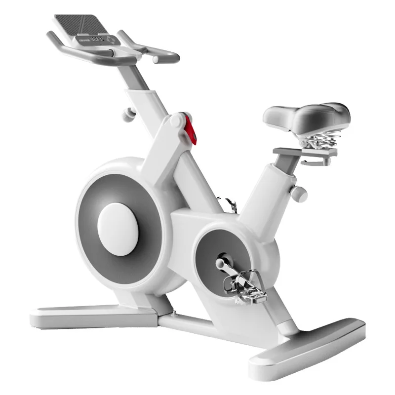 Gym fitness equipment smart spinning bike with wireless phone and tablet charging