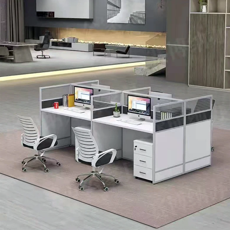 Office Furniture Modular computer Working Modern Office Cubicles cubical employees pc workstation Partition table desks