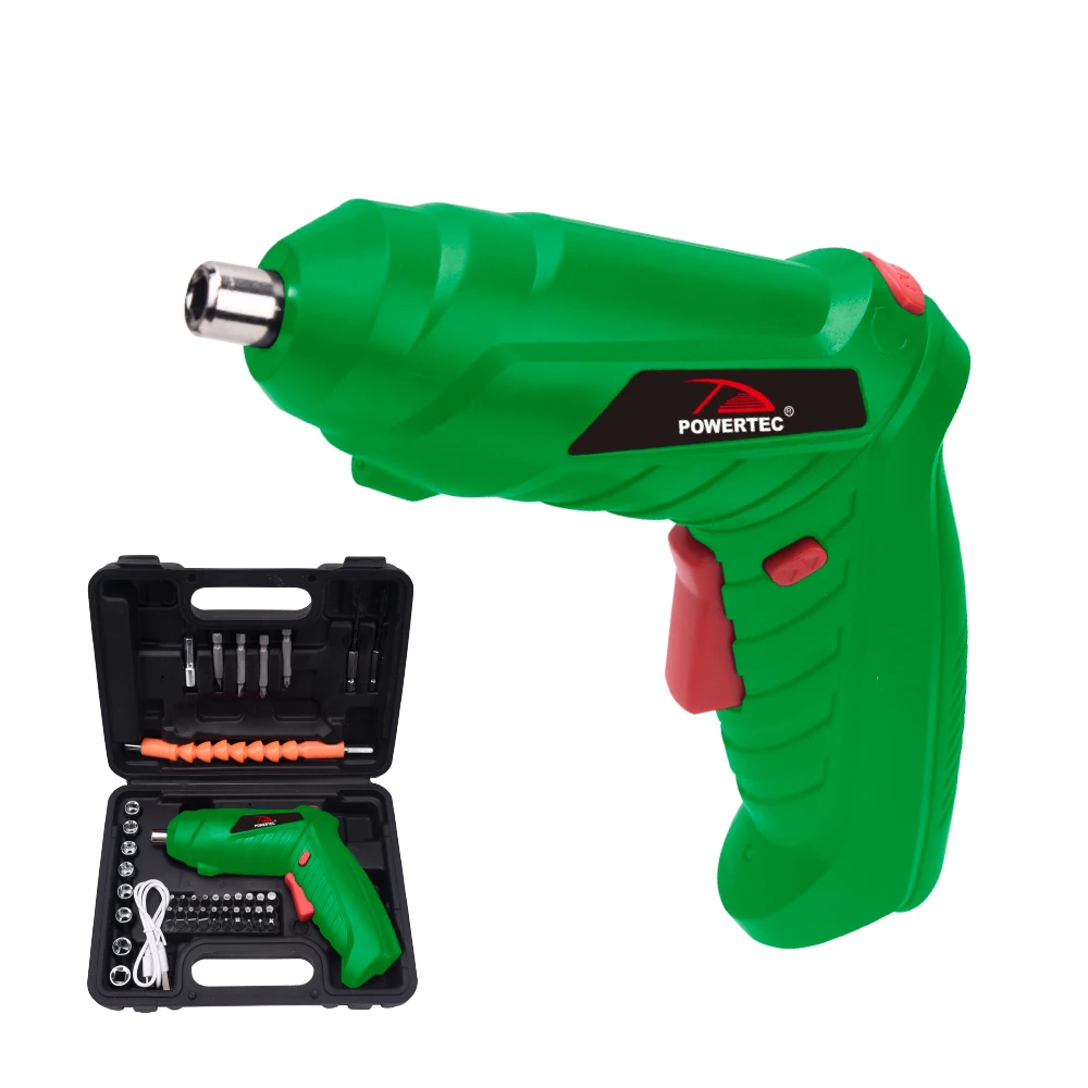 POWERTEC 4.0V LI-ION CORDLESS SCREWDRIVER SET