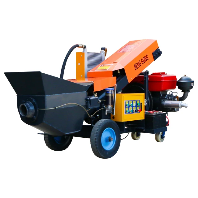 Diesel concrete pump delivery cylinder concrete pump stationary