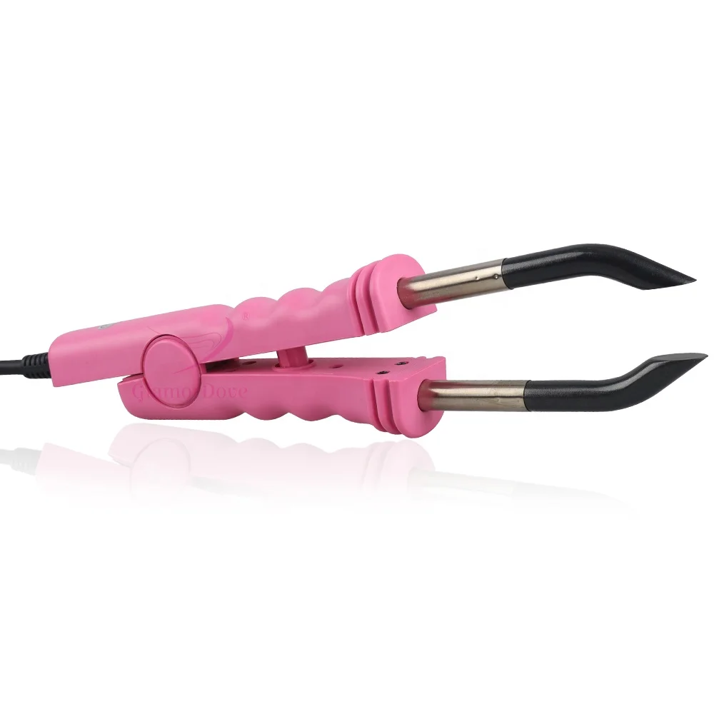 Temperature Adjustable Mini Flat Tip Hair Connector Machine Keratin Heated Iron Bonded Machine for Hair Extensions