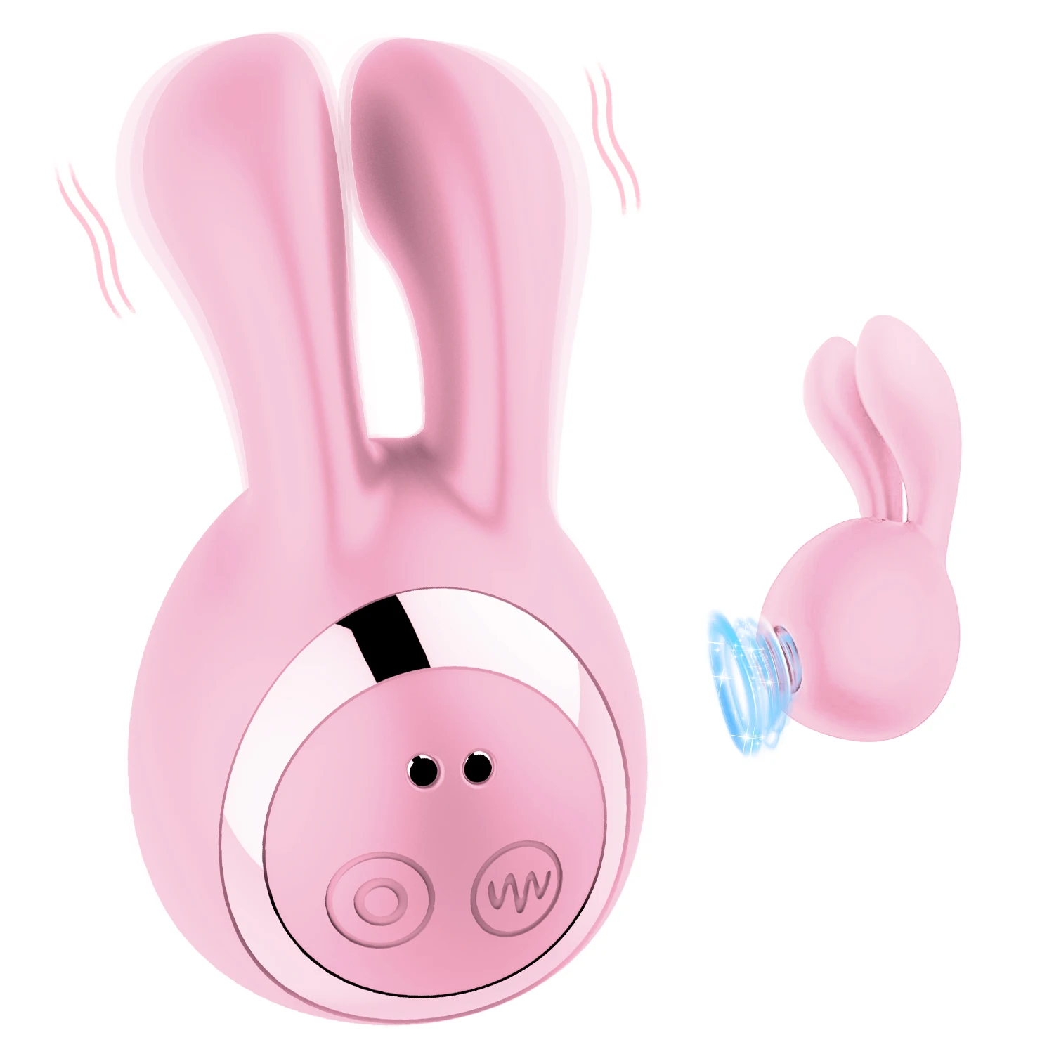 2 In 1 G Spot Nipple Stimulation Mini Portable 8 Vibrating Modes Women Sex Toys Clit Sucking Vibrator Rabbit