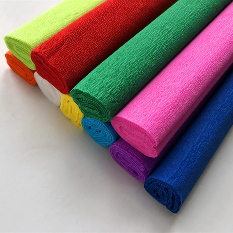 17gsm can be custom color crepe paper with cheap price