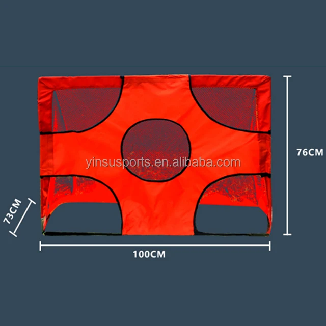 New Portable Kids Pop Up Folded Football Gate Goals For Outdoor Training Soccer Ball Door Mesh Soccer Goal