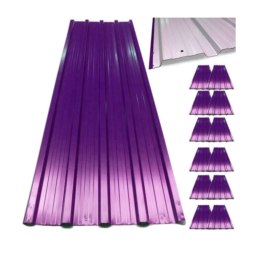 Colored PPGI Corrugated Zinc Roofing Sheet Price Per Ton trapezoid ppgi roof color coated roofing sheet