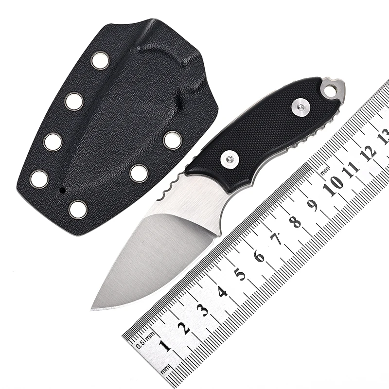 Small Size Full Tang Hidden Canyon Hunter G10 Fixed Blade Knife Hunting Kydex Sheath Belt Straight Bushcraft knife