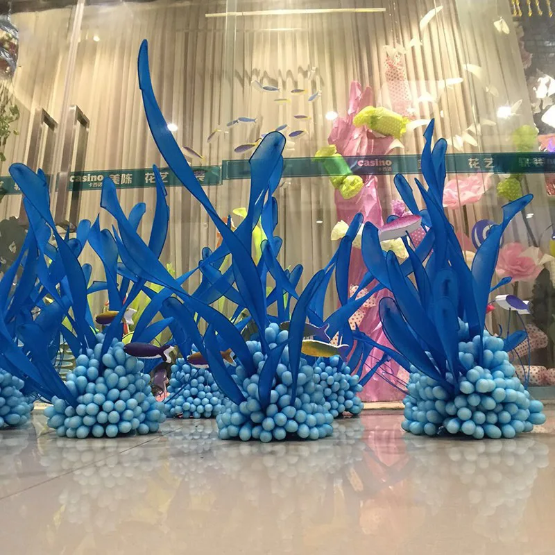 I008 Summer Beauty Display Decoration Marine Theme Creative Coral Aquatic Plants Props Stage Event Decorations