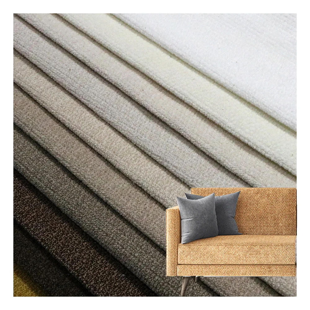 Polyester plain furniture couch bedroom fabric plain Cationic Brushed Fabric factory custom 100% Polyester Fabric