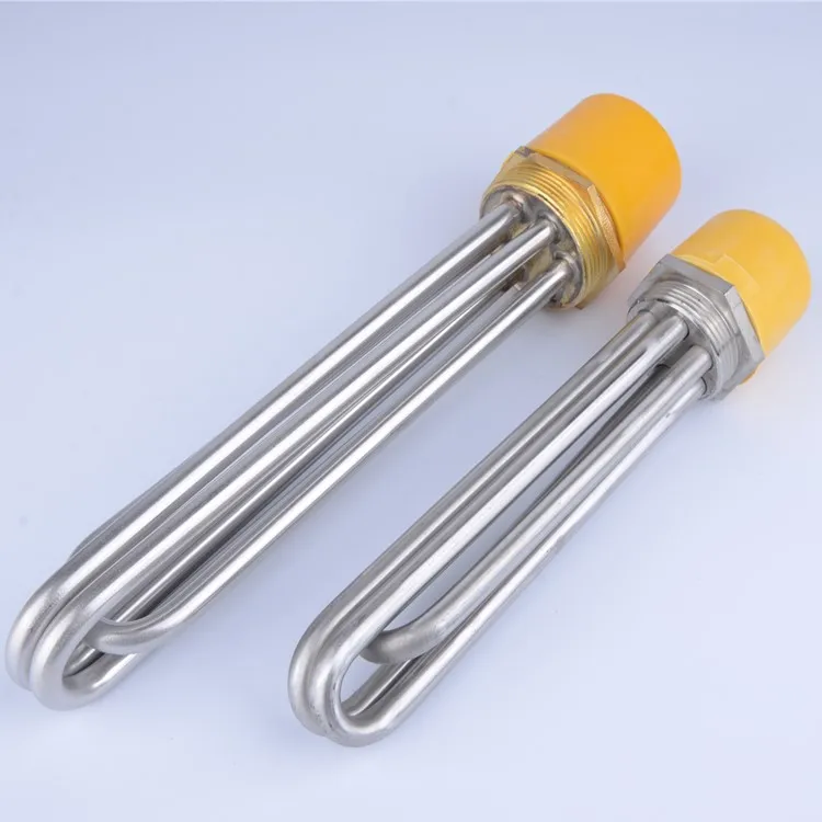 1 1/4' thread Solar tankness heating tube 2kw tubular element electric water heater for autoclave