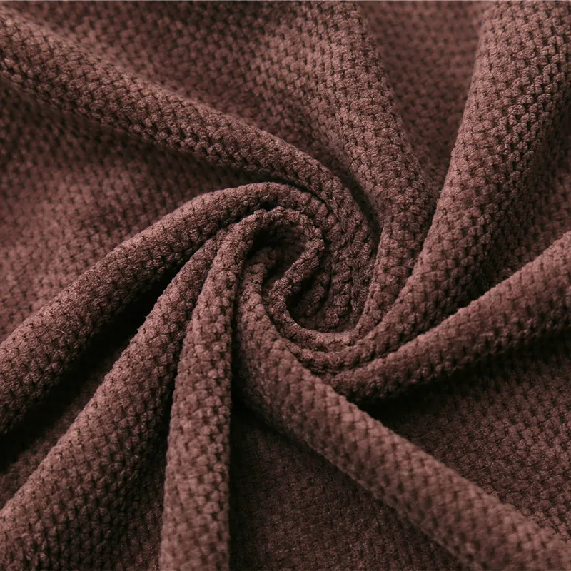 100% polyester Figured corduroy fabric