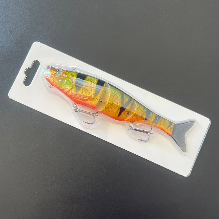 New Arrival 178mm 57g Sinking 4 Jointed Swimbait With Soft Removable Tail And Extra Hook Hanger Fishing Lures
