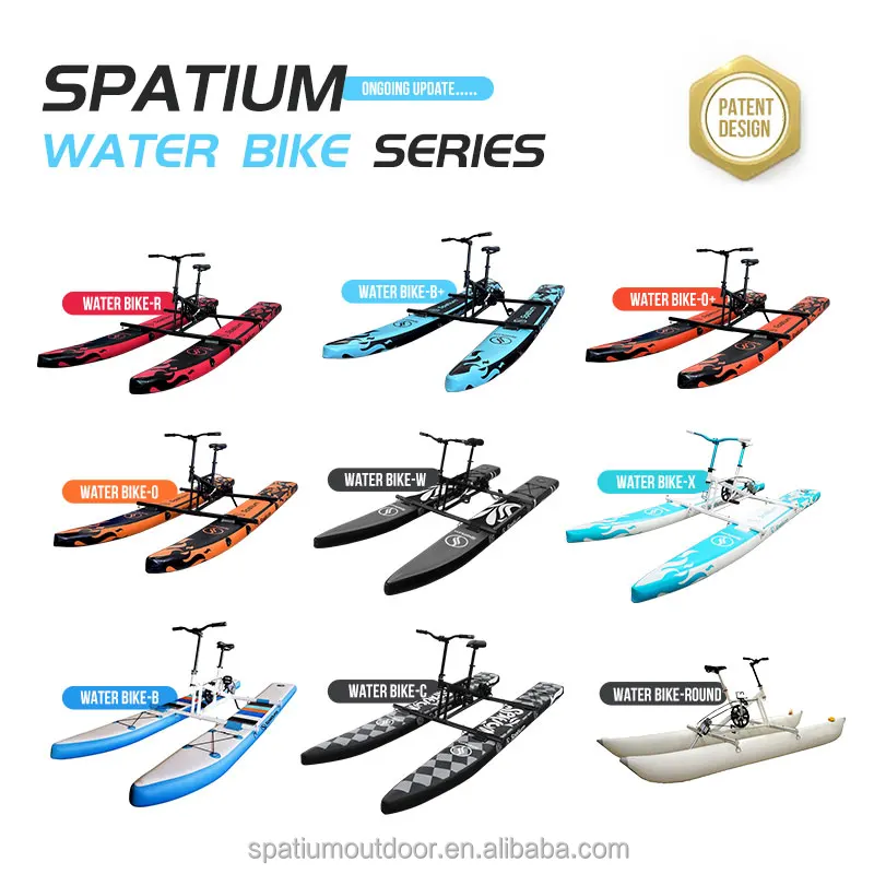 Spatium High quality inflatable water bike Sports Equipment  sea cycle Floating Pedal Bicycle for sale