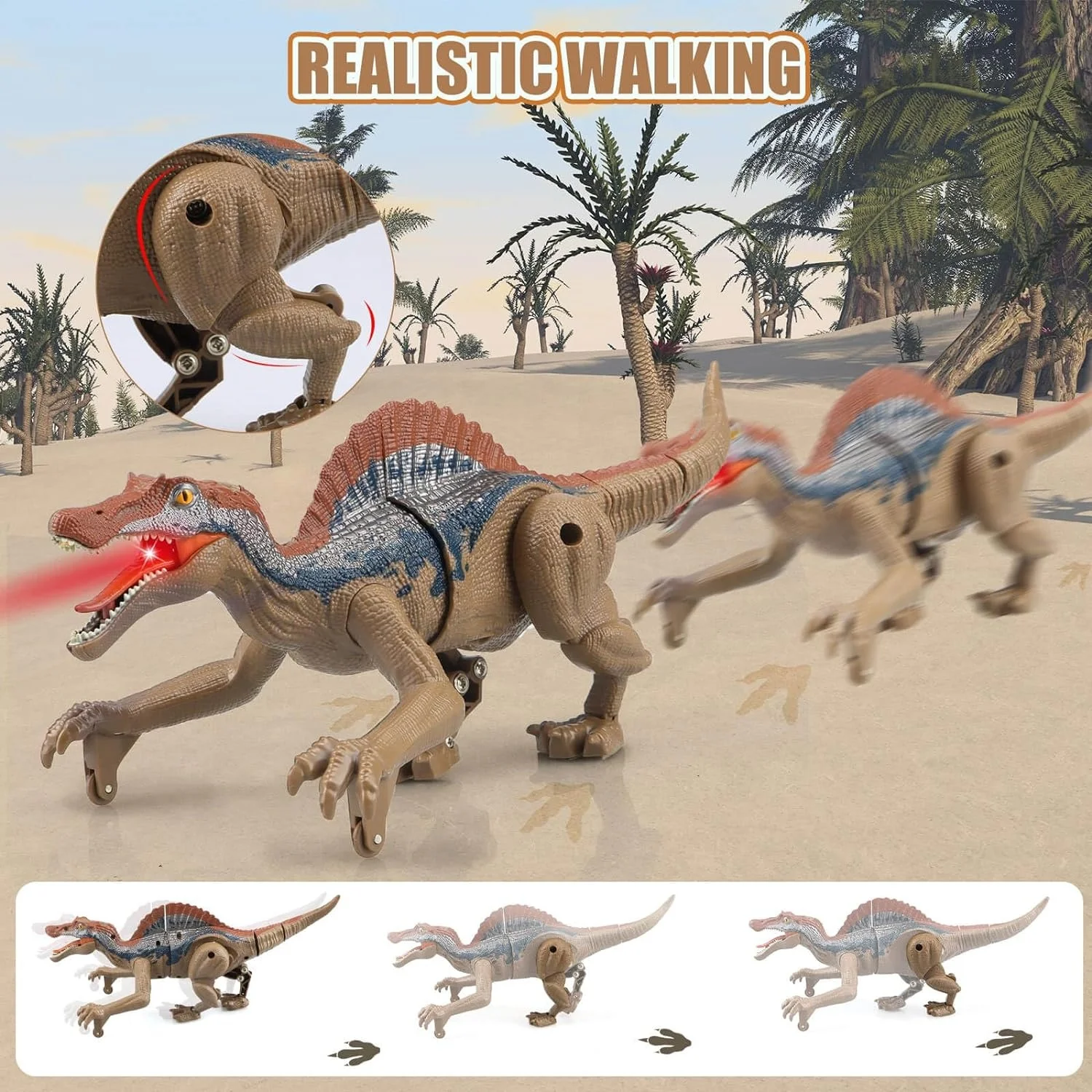 2.4G Simulation Remote Control Dinosaur Toys RC Dinosaurs Robot Dinosaur Toys for Kids