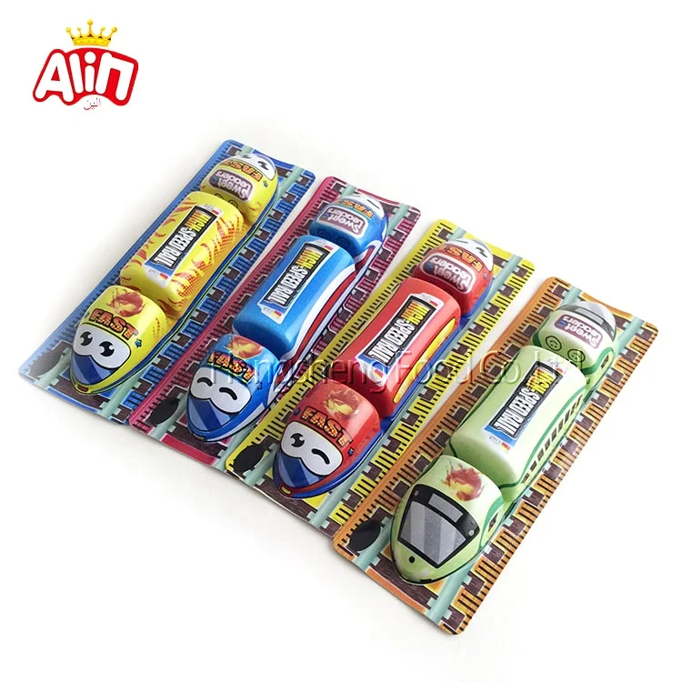 Лидер продаж китайские конфеты шоколадные закуски шоколадный шампиньон мультяшное высокоскоростное печенье в форме поезда