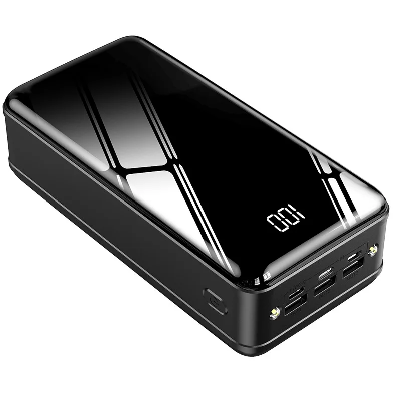  50000mAh 60000mAh Powerbank с фонариком портативное зарядное устройство Внешняя батарея Power bank для мобильного