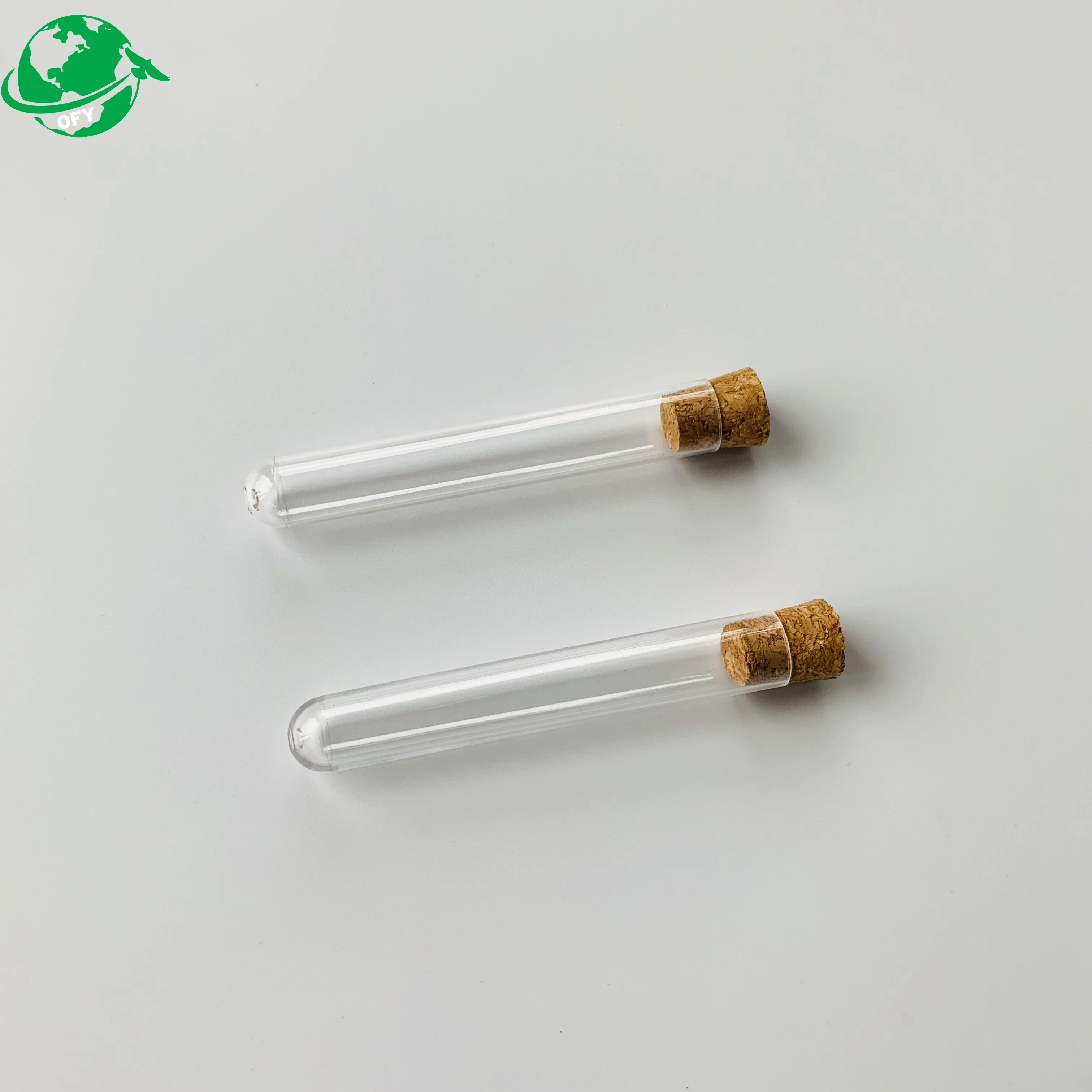 2022 round bottom hard plastic cigar tube test tube plastic with light plastic lid