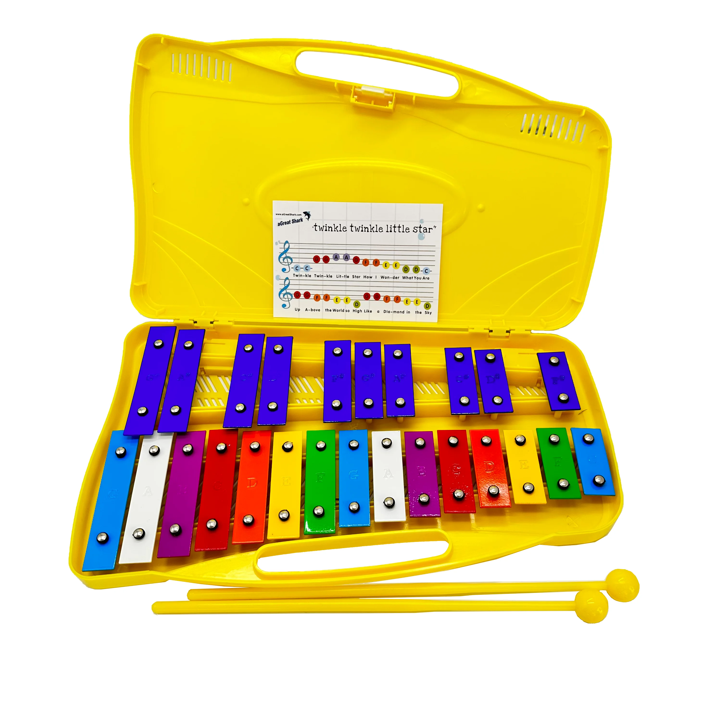 Высококачественный музыкальный инструмент glockenspiel 25 нот ксилофон для классной комнаты подарок профессиональный перкуссионный чемодан переноски