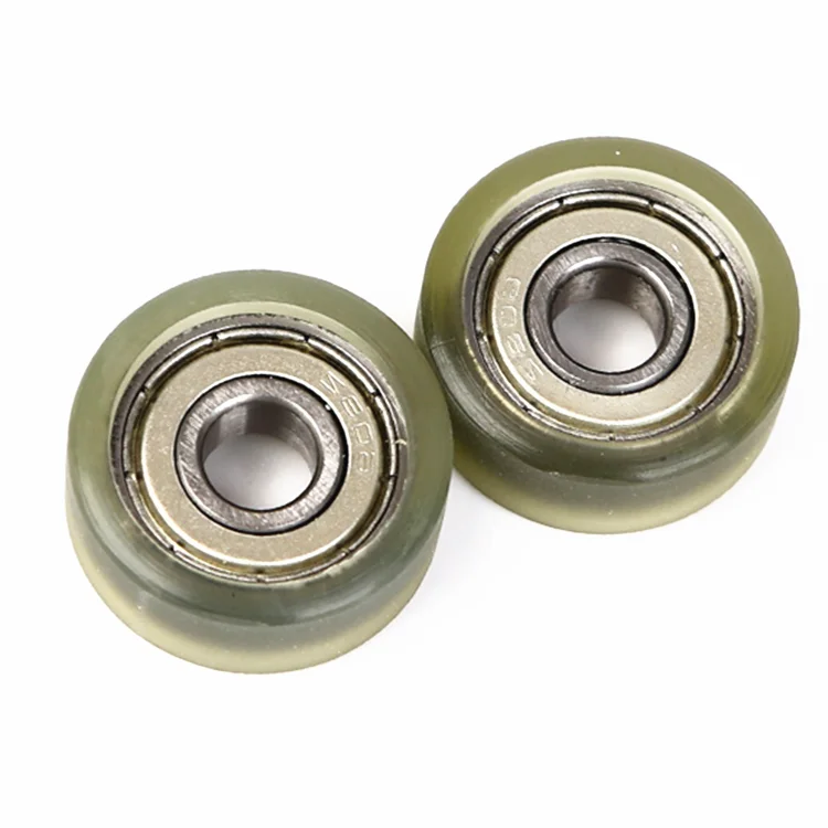 Customize Small plastic nylon pulley wheels roller with bearing 608ZZ