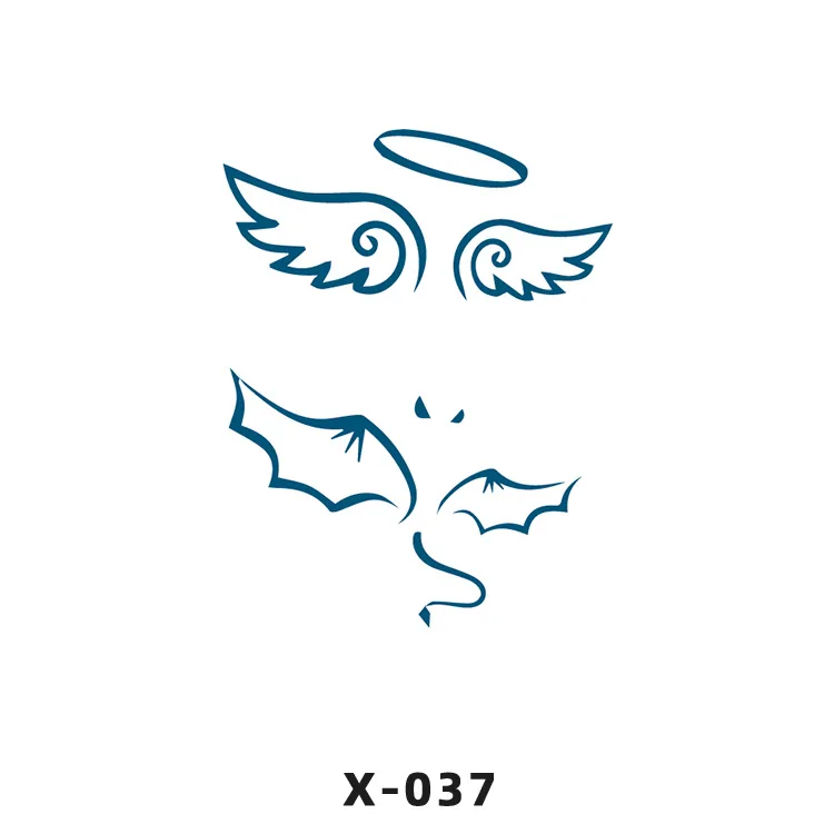 Tattoo Sticker Waterproof for Men Women Body Art Personality Cool Butterfly Arm Thigh Pattern Temporary Tattoo