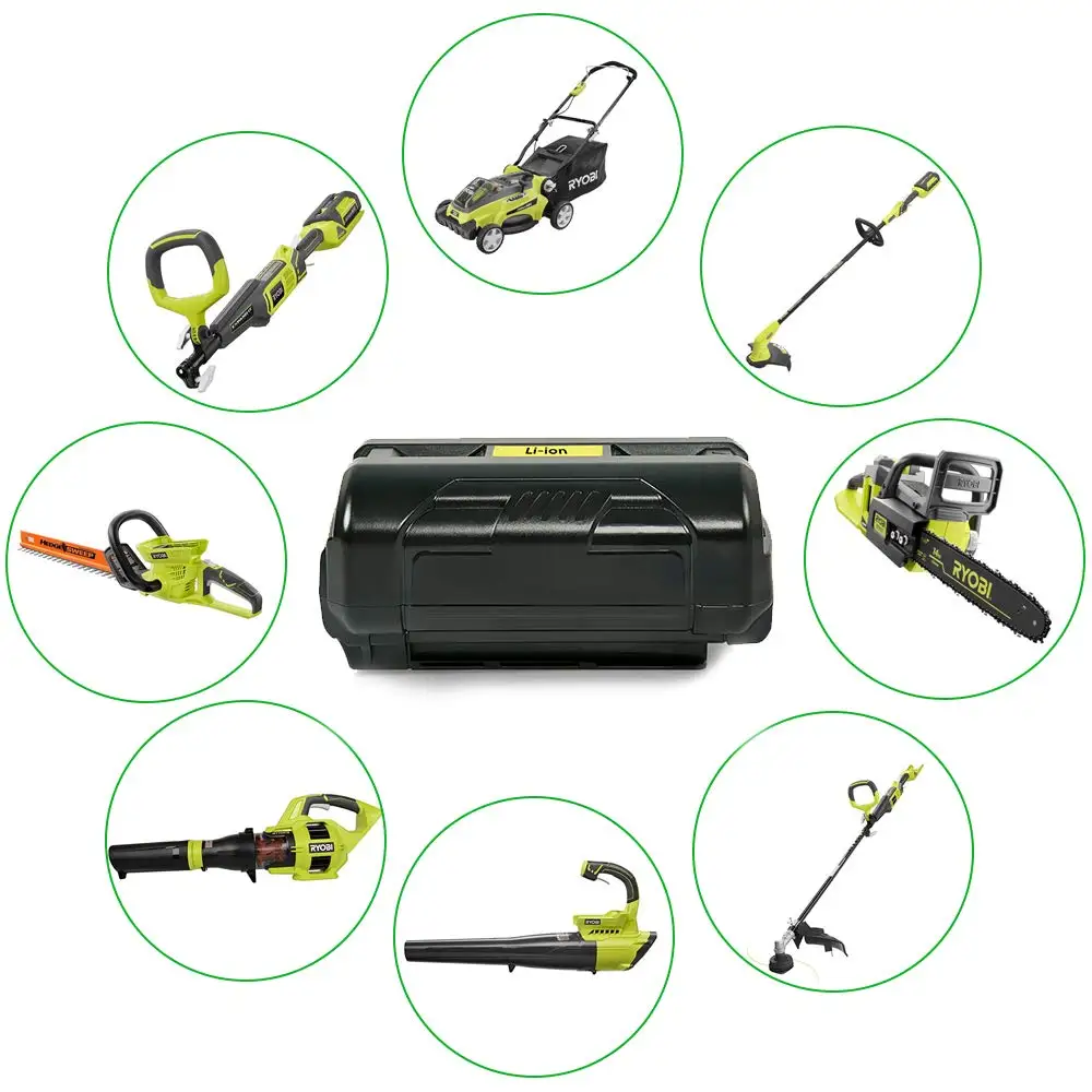 replacement 36V / 40V lithium battery for Ryobi, 3.0Ah capacity  battery for Ryobi with Fuel Gauge