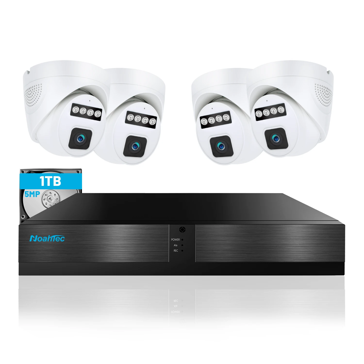 WESECUU video recorder indoor security alarm system poe security camera system cameras de seguridad network cctv system camera