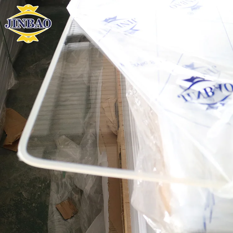 JINBAO factory manufacturer 1220mm*2440mm 10mm 12mm thick laser engravable acrylic clear sheet