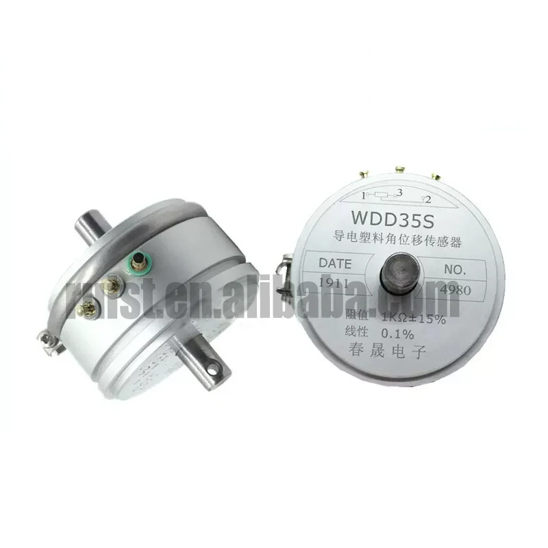 RUIST New precision conductive plastic potentiometer WDD35S 1K2K5K10K dual axis angular displacement sensor 0.1
