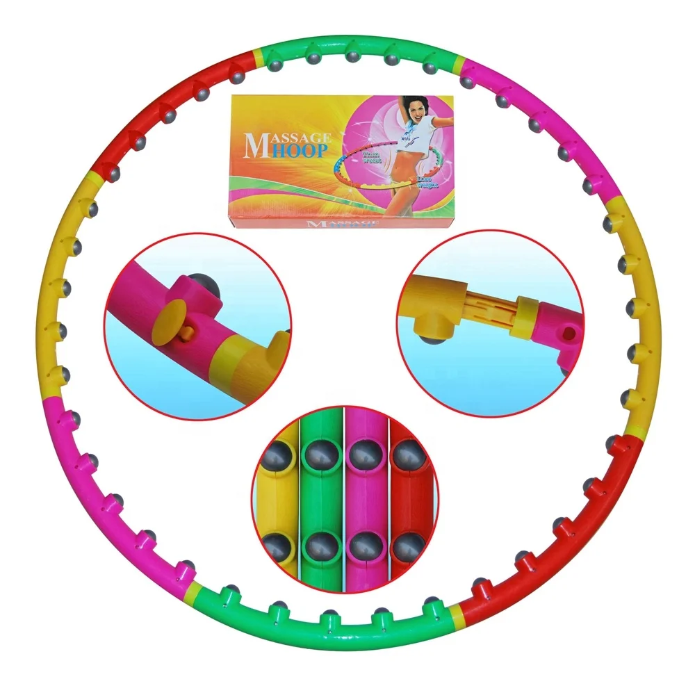 Модный дешевый Утяжеленный съемный массажный Хуп-обруч